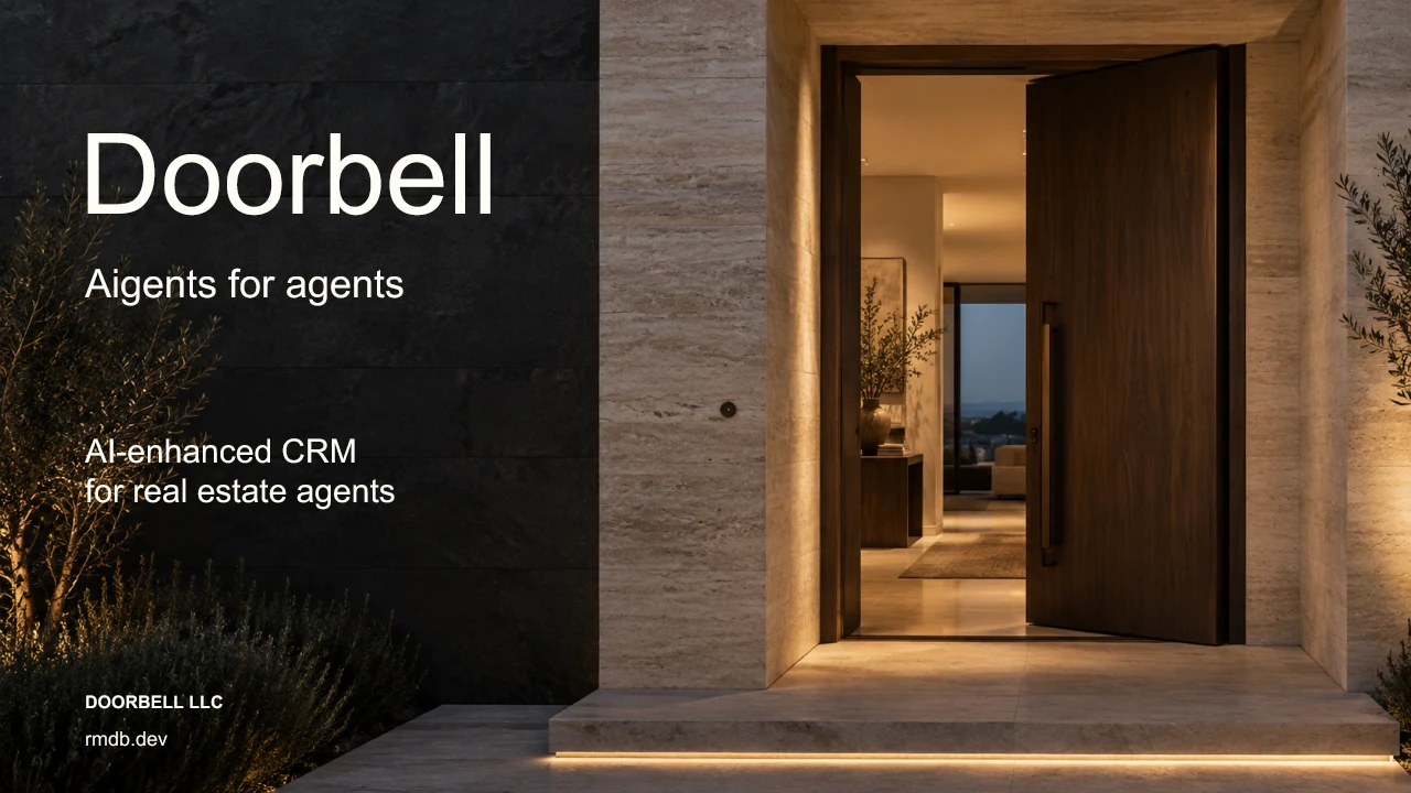 Doorbell pitch deck, slide 1